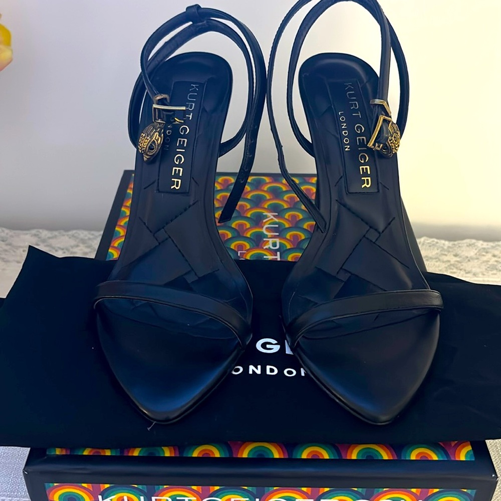 Kurt Geiger Black Heel Size 6